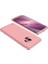 Galaxy A8 Plus 218 Kılıf Zore 36 Tam Koruma 3 Parça Ays Kapak Rose Gold 1