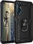 Huawei Honor 20 Anka Serisi Yüzük Standlı Armor Kılıf - Siyah 2