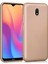 Xiaomi Redmi 8A Premium Matte Silikon Kılıf - Gold 1