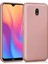 Xiaomi Redmi 8A Premium Matte Silikon Kılıf - Pembe 1