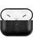 Airpods Pro Kulaklık ve Şarj Ünitesi Deri Kılıf - Siyah 2