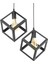 Rustik Retro Model Geometrik Sarkıt Metal Küp Avize 2