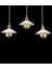 Üçlü Beyaz Retro Rustik Model Modern Metal Sarkıt Avize 4