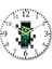 Creeper Minecraft Duvar Saati Bombeli Gercek Cam 1