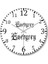 Evergrey Duvar Saati Bombeli Gercek Cam 1