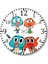 Gumball Duvar Saati Bombeli Gercek Cam 1