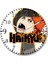 Haikyuu Volleyball Karasuno Duvar Saati Bombeli Gercek Cam 1