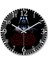 Star Wars Darth Wader Sessiz Duvar Saati Bombeli Gercek Cam---Ücr 1