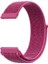 Apple Watch Uyumlu 38mm Bilekli Kumaş Kayış Kordon Fuşya Fabric 1