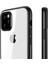 iPhone 8 Kılıf Clear Anti-Shock Şeffaf Sert Arka Kapak Siyah Çerçeve 3