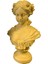 Sarı Ophelia Kadın Büst Heykel Biblo 1