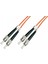 ST-ST Fiber Optik Patch Kablo 1 m Multimode 3.0mm Duplex 62.5/125 Om 1 1