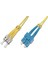 ST-SC Fiber Optik Patch Kablo 2 m Singlemode 3.0mm Duplex 9/125 Os 2 1