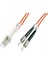 ST-LC Fiber Optik Patch Kablo 5 m Multimode 3.0mm Duplex 62.5/125 Om 1 1