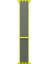 Apple Watch Uyumlu Series 3 38mm Hasırlı Kordon Woven Sport Loop Sarı 1