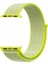 Apple Watch Uyumlu Series 3 38mm Hasırlı Kordon Woven Sport Loop Açık Sarı 3