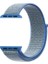 Apple Watch Uyumlu Series 3 38mm Hasırlı Kordon Woven Sport Loop Mavi 3