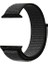 Apple Watch Uyumlu Series 5 40mm Hasırlı Kordon Woven Sport Loop Siyah 3