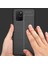 Samsung Galaxy S10 Lite Kılıf Deri Dokulu Silikon Kırmızı 5