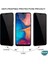 Samsung Galaxy M10s Privacy 5D Gizlilik Filtreli Cam Ekran Koruyucu Siyah 2