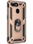 Oppo F9 / F9 Pro Kılıf Military Ring Holder Gold 1