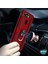 Oppo F9 / F9 Pro Kılıf Military Ring Holder Gold 4