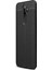 Oppo A9 2020 Kılıf Deri Dokulu Silikon Siyah 1