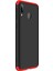 Samsung Galaxy M10s Kılıf Double Dip 360 Protective Siyah Kırmızı 1