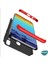 Samsung Galaxy M10s Kılıf Double Dip 360 Protective Siyah Kırmızı 3