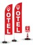 Otel Temalı 2 Adet Yelken Bayrak - 1 Adet Reklam Duba Paketi 1