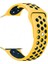 Apple Watch Uyumlu Premium 2/3/4/5 38-40 mm Spor Delikli Silikon Kordon Sarı 1