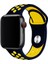 Apple Watch Uyumlu Premium 2/3/4/5 38-40 mm Spor Delikli Silikon Kordon Gece Mavisi 4