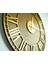 KAYRA TASARIM AHŞAP DUVAR SAATİ MASİF KANVAS ROMA GOLD 50cm 4