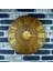 KAYRA TASARIM AHŞAP DUVAR SAATİ MASİF KANVAS ROMA GOLD 50cm 5