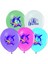 Balon Evi Unicorn Baskılı Pastel Renk Helyumla Uçan Balon 10 Adetli 1