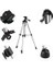135 cm Profesyonel Başlangıcı Tripod + Telefon Tutucu 3