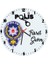 Polise Hediye Isimli Ofis Cam Duvar Saati 1