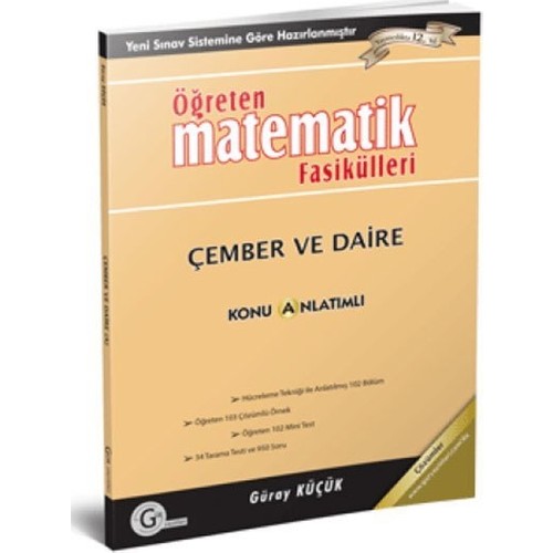 Gür Yayınları 11 Öğreten Fasikülleri Çember Daire Ve Uzay Kitabı