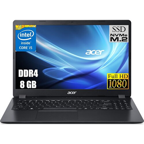 Acer Aspire 3 A315-54K Intel Core i5 6200U 8GB 256GB SSD Freedos 15.6
