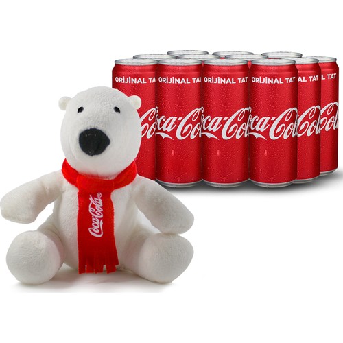 Coca-Cola 250 ml 12'li Paket Coca-Cola Ayıcığı