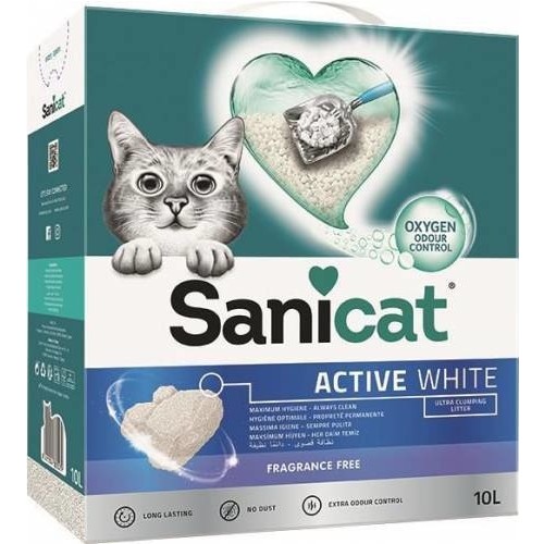 Sanicat Active White Ultra Topaklanan Kedi Kumu 10 lt Fiyatı