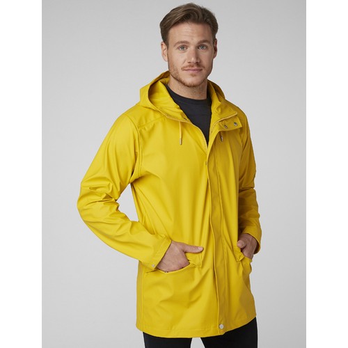 yellow helly hansen rain jacket