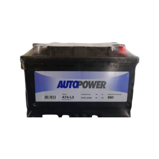 Autopower A74-L3 12V 74 Ah 680A (En) Akü