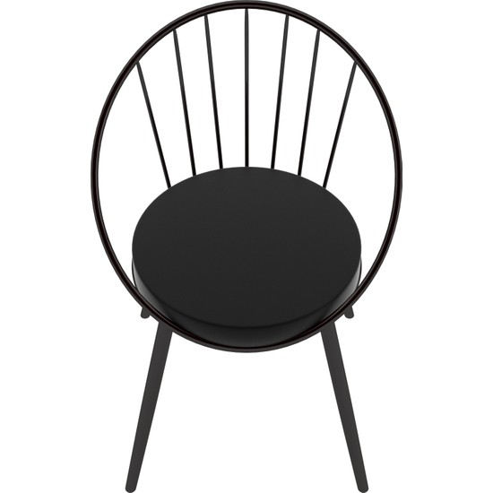 Evdemo Eylül Metal Tel Sandalye Siyah Fiyatı Taksit