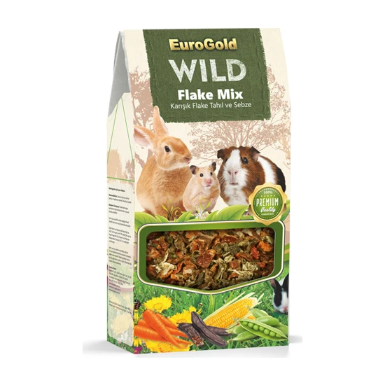 Eurogold Wild Flake Mix Karışık Flake Tahıl ve Sebze 120 g