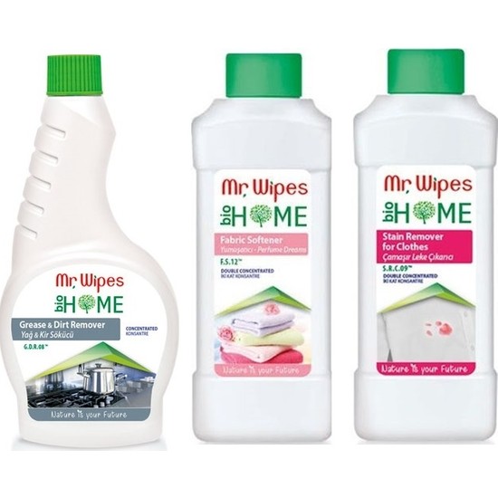 Farmasi Mr Wipes Yağ & Kir Sökücü 500 ml + Mr. Wipes Bio Fiyatı