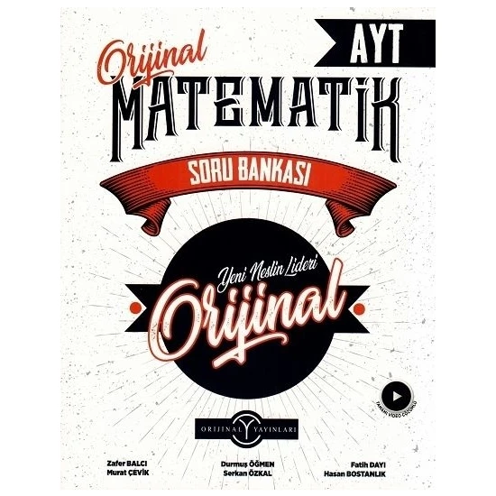 Orijinal Yayınları  AYT Matematik Soru Bankası