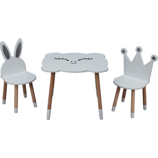 Viviki Tivity Çocuk Odası Ahşap Aktivite Masası 2 Sandalye Fiyatı