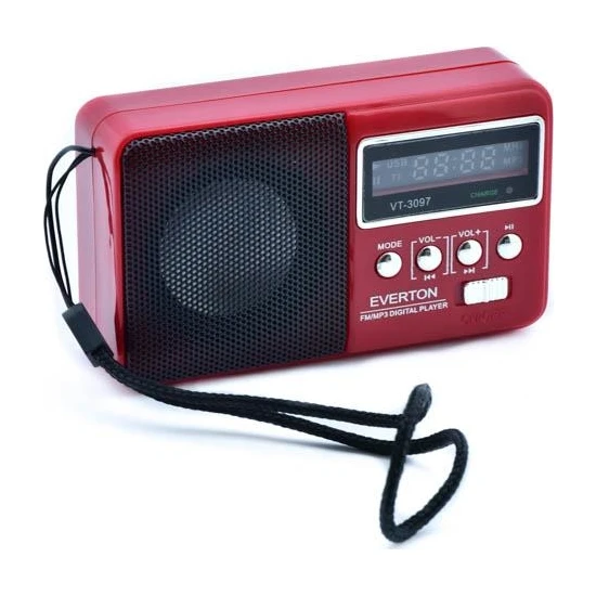 Everton Vt-3097 Radyo Kırmızı
