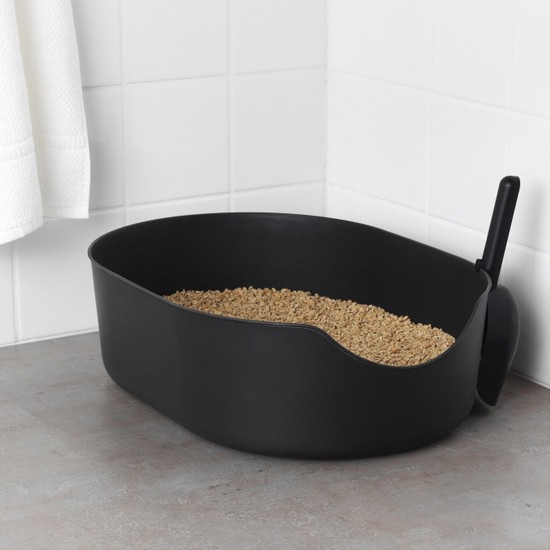 Barbun Lurvig Kedi Kumluğu Tuvalet Kum Kabı Siyah Fiyatı